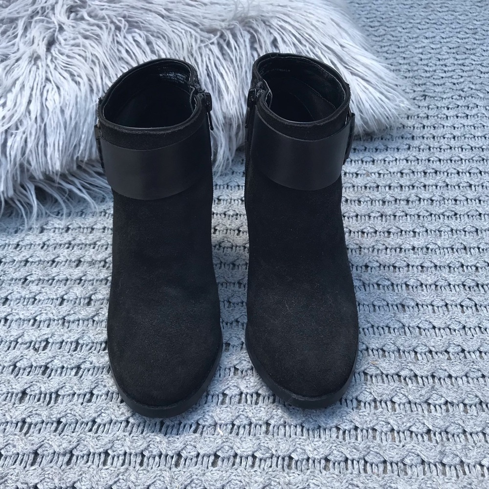 Kensie Suede Heeled Booties 6 - Picture 3 of 4